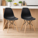 Aga 2x Dining Chair Black