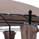 Aga Garden gazebo PAVILON OVAL MC3630 Taupe