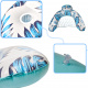 Bathing chair lounger hammock water blue
