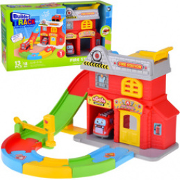 Set Auto Garage with Slide FIREFIGHTERS + Fire Truck ZA5691 Universal