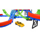 Extreme racing track for kids 3+ Construction pieces 74 pcs. + Car with LED + 360 loops