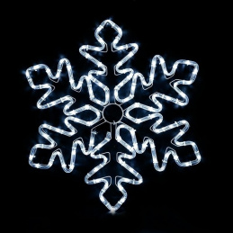 LD1 LIGHTS SNOWFLAKE LED STRING 55CM WHITE