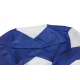 Aga Sofa bag BALL XXXL White - Dark blue + footrest