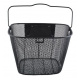 Handlebar basket with clip Black ISO 2355