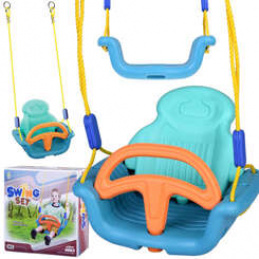 Comfortable children's swing + backrest and railing SP0756 universal