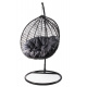 Aga Hanging armchair ORTA MR4202B-DG Black/Dark grey