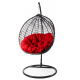 Aga Hanging armchair ORTA MR4202B-R Black/Red