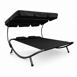 Linder Exclusiv Garden lounger for two persons with canopy MC4900