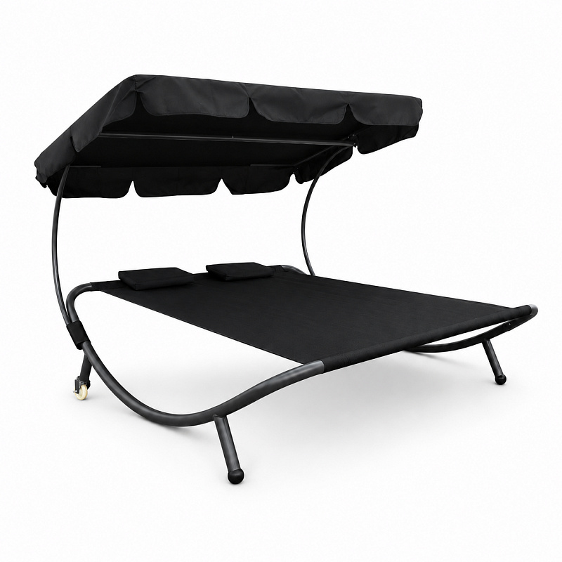 Linder Exclusiv Garden lounger for two persons with canopy MC4900