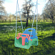 Aga4Kids Children's Swing with Playpen Green/Blue