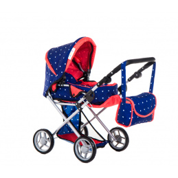 Doris Stroller for dolls 9346 Red