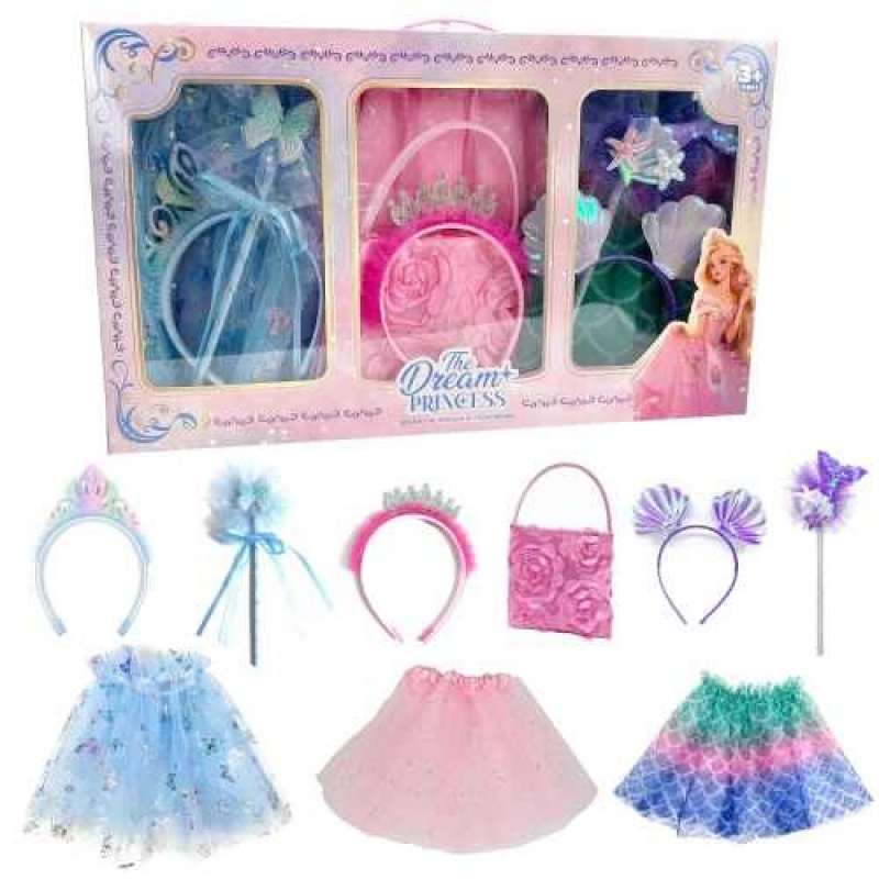 Set of 3-in-1 Accessories and Dresses