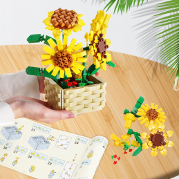 Sunflower Flower Block Set 550 pcs.