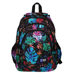 St.RIGHT School backpack four chamber Exotic Garden