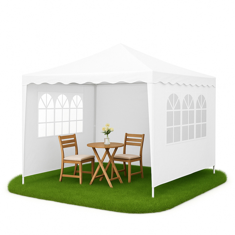 Aga Garden Gazebo 3x3 m DS7007 White