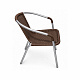 Aga Garden Chair RATAN Gray/Brown
