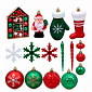 Aga Set of Christmas baubles BIK7175