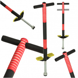 Adjustable red pogo stick