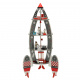 Aga Children's Wooden Rocket Ship