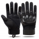 Aga Tactical Military Gloves with Knuckle Protection L Black