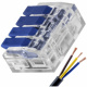 Set of 50x Wired Electrical Quick Connector 32A 4-way 0.2-4mm