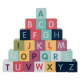 Wooden blocks with mat city 100 pcs Kruzzel 19159