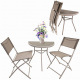 Balcony terrace furniture - table, 2 chairs