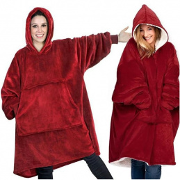 L50C1 KOC PONCHO THROW WITH HOOD THICK