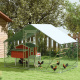 Aga Cage Run with Tarp for Chickens 3x2x1.95 m