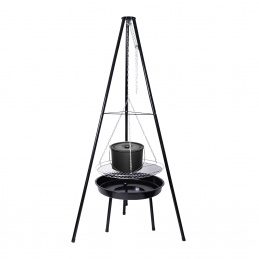 Aga Hanging Garden Grill 3-in-1 with Fire Pit and Pot on Tripod