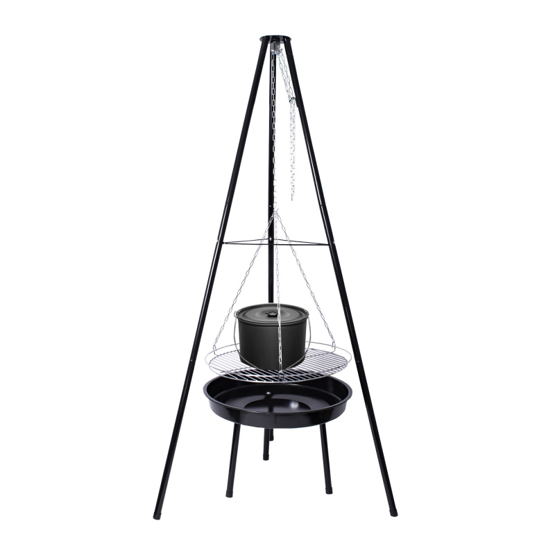 Aga Hanging Garden Grill 3-in-1 with Fire Pit and Pot on Tripod