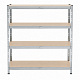 Linder Exclusiv Metal Shelf 160x60x180 cm 4 Shelves