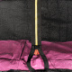 Aga SPORT PRO Trampoline 430 cm Pink + Safety Net + Ladder + Shoe Pocket