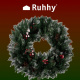 Snowy Christmas Wreath Ruhhy 22302 universal