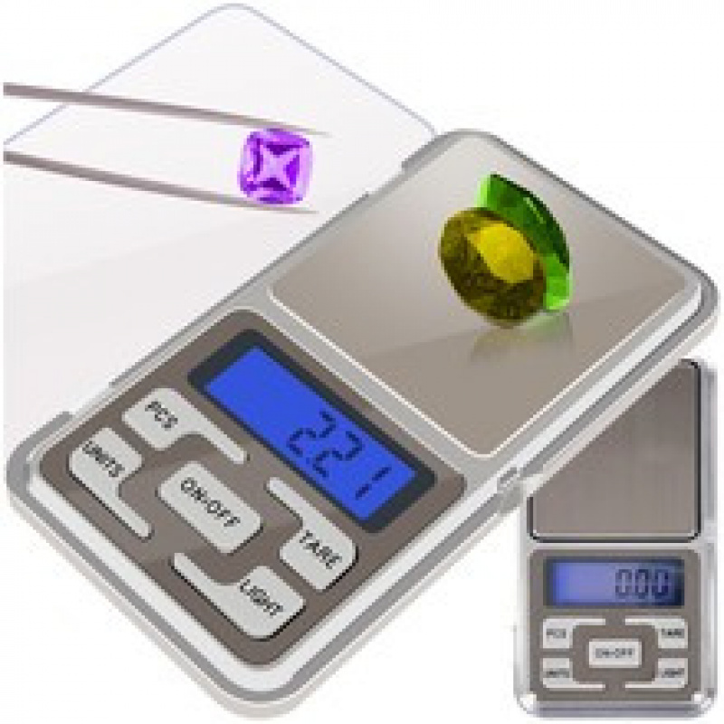 Digital pocket scale 500g / 0,1g ISO 472