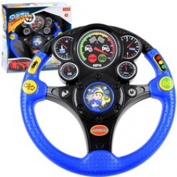 Interactive steering wheel with vibration ZA3900 - Blue