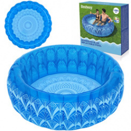 Bestway Inflatable Pool BOHEMIAN BLUE + 2 Cup Holders 168x53cm 54479 Universal