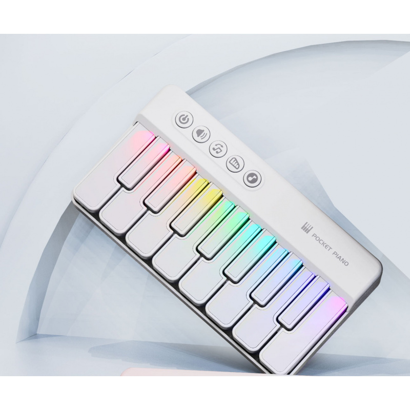 Mata Musical Piano White