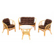 Aga Rattan set BAHAMA Honey Brown