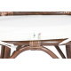 Aga Rattan set PAPIO Choco White