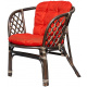 Aga Rattan set BAHAMA Choco Red
