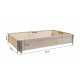 Aga Raised Bed 120x80x40 cm