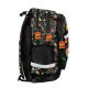 Paso School Backpack Three-Compartment Iron Man