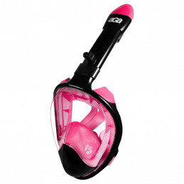 Aga Full Face Snorkeling Mask L/XL Black/Pink