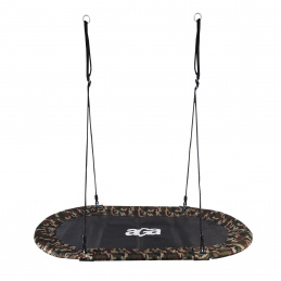 Aga Hanging Oval Swing 150x79 cm Camouflage