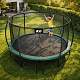 Aga SPORT EXCLUSIVE Trampoline 366 cm Black + Safety Net + Ladder