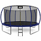 Aga SPORT EXCLUSIVE Trampoline 430 cm Dark Blue + Safety Net + Ladder