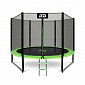 Aga SPORT PRO Trampoline 305 cm Light Green + Safety Net + Ladder