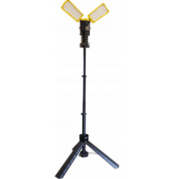 LED floodlight on stand 2x50W - IP54 - neutral color