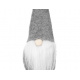 Christmas decoration Elf 30 cm grey ISO